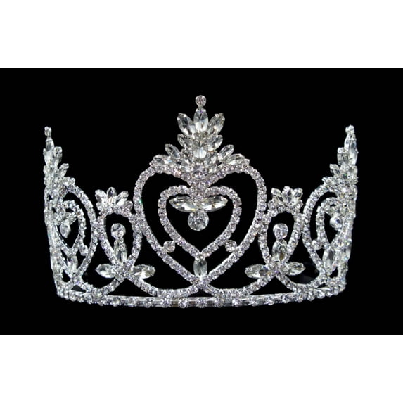 #16490 Pageant Praise Tiara with Combs - 4.5"