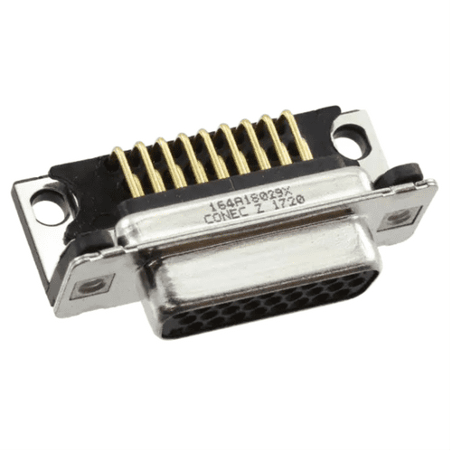 164A18029X Connector 26 Position D-Sub, High Density Receptacle, Female Sockets