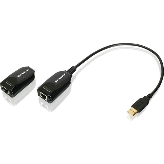 IOGEAR USB 2.0 BoostLinq Ethernet Extender Cable, TAA Compliant, 164 Foot - GUCE62