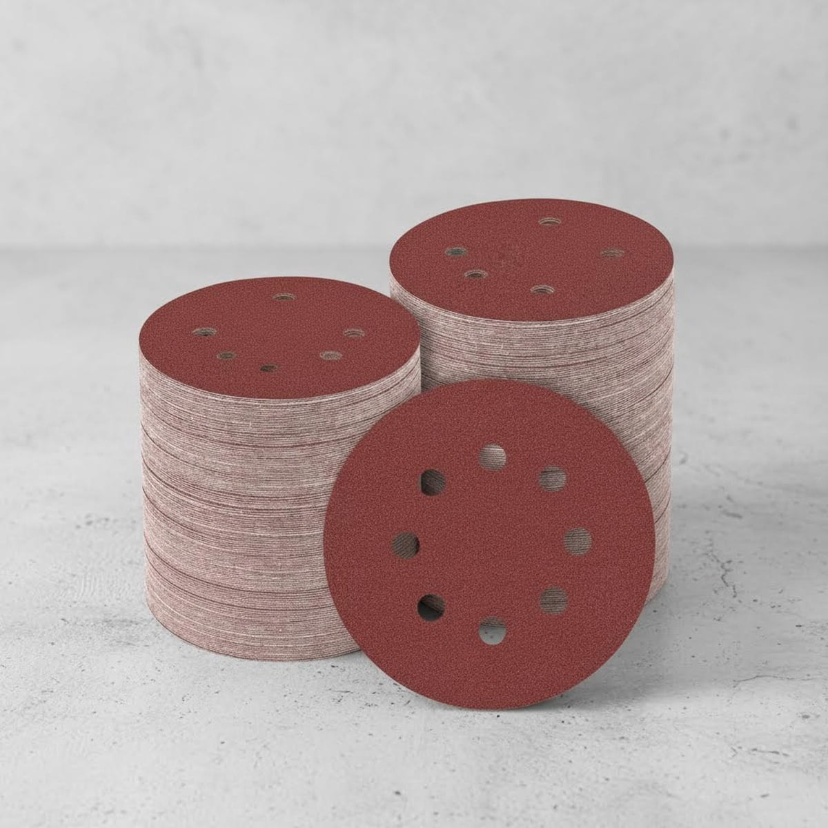 165 PCS Round Hook and Loop Sandpaper for Random Orbital Sander 40 60 ...