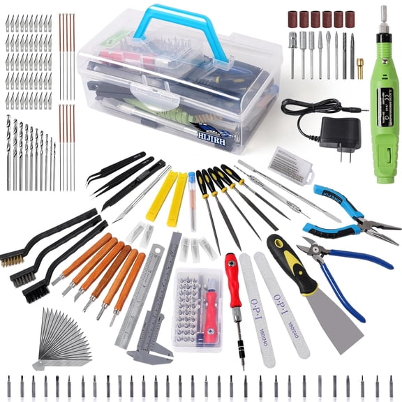 165 Pcs Pro Grade 3D Printing Tool Kit,3D Printer Tool Kits,Diverse 3D Printer Accessory Including Electric Polishing Machine,Tool Box,for Remove/Trim and Finish 3D Print
