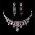 thumbnail image 1 of #16508 - Oval Drape Necklace and Earring Set, 1 of 2