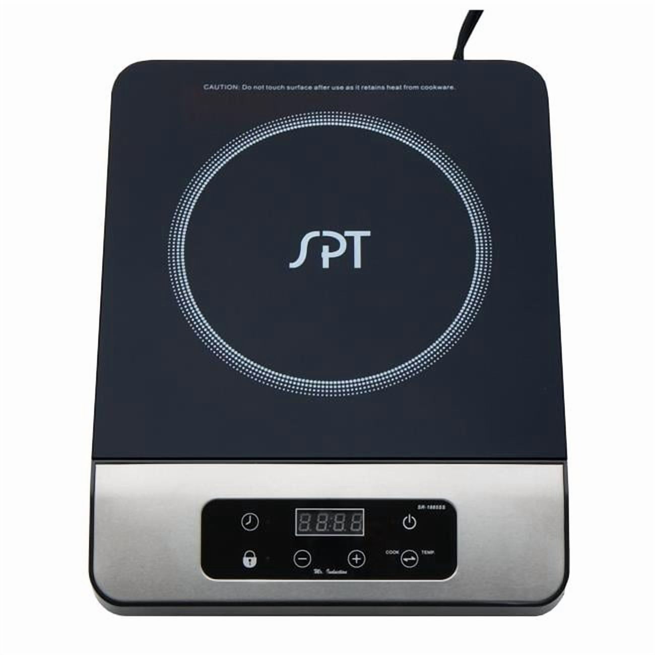 Sunpentown SR-1885SS-42BA 1650W Induction with Stainless Steel Panel & Pot Combo