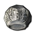 thumbnail image 1 of 1651-1748 Mexico Silver 8 Reales Cob Avg Circ, 1 of 2