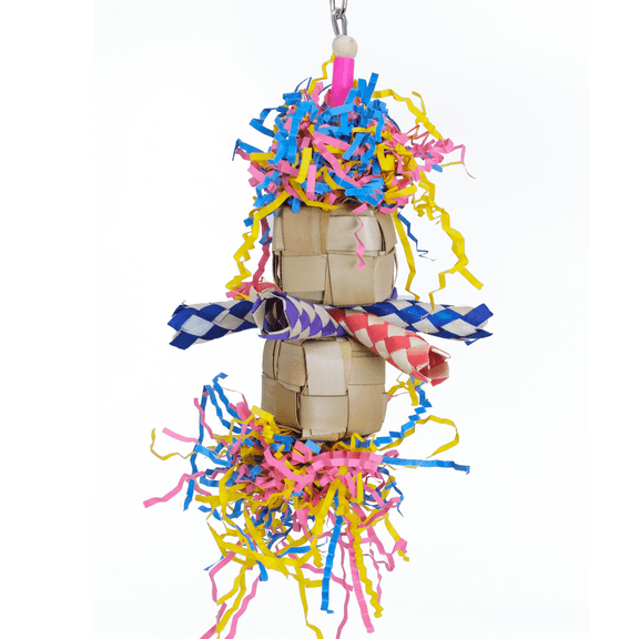 1652 Duo Mardi Foraging Box Bird Toy