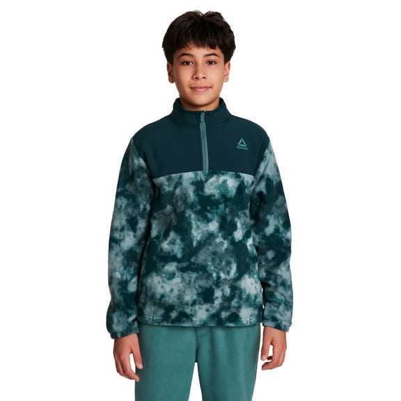 Reebok Boy's Athletic Polar Fleece Pullover Hoodie, Sizes 4-18