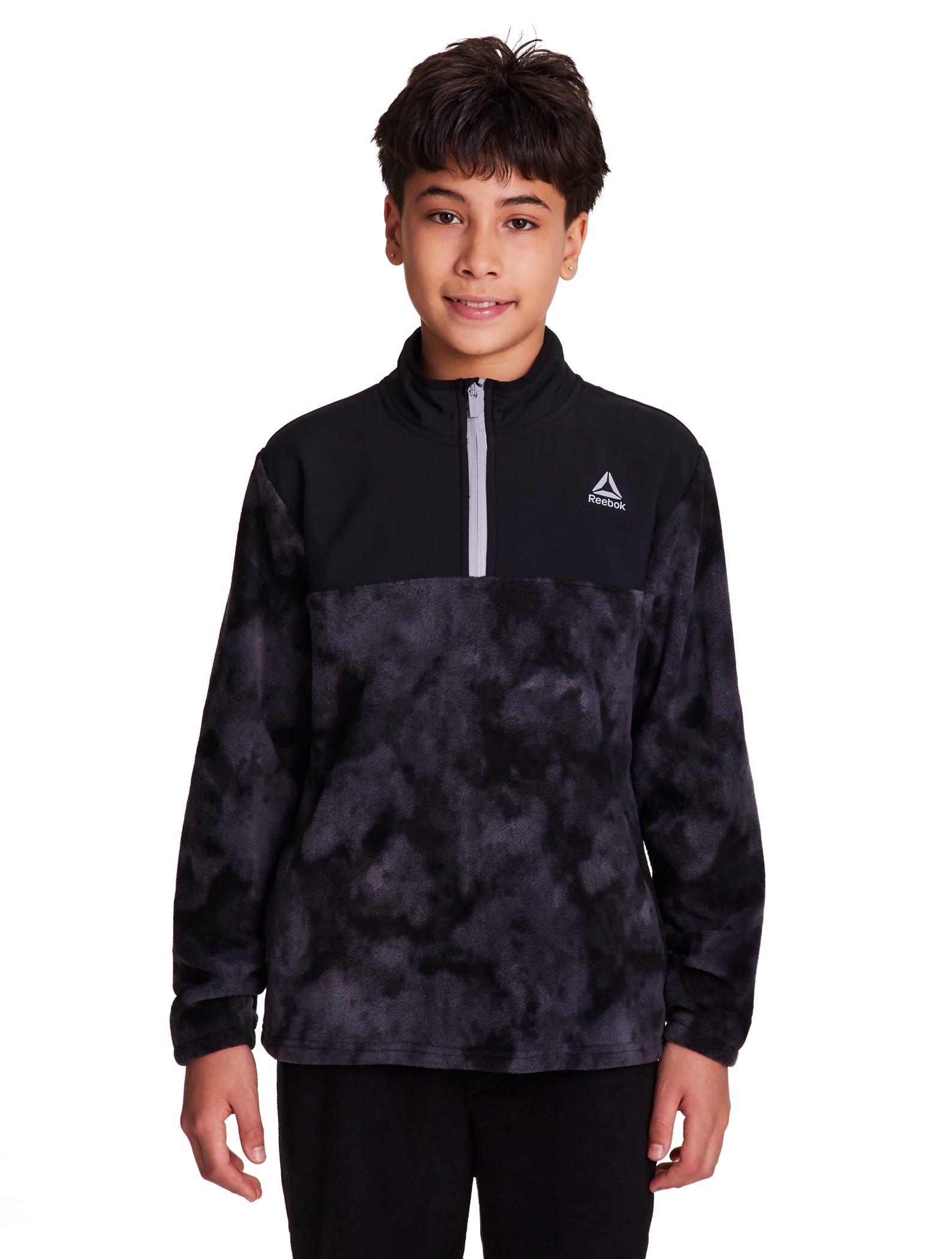 Reebok Boy's Athletic Polar Fleece Pullover Hoodie, Sizes 4-18