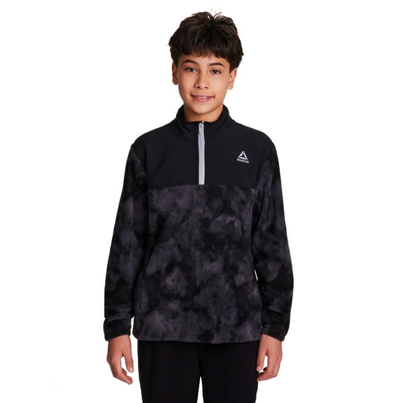 Reebok Boy's Athletic Polar Fleece Pullover Hoodie, Sizes 4-18