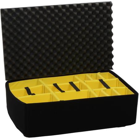 1655 Padded Divider Set for 1650 Cases, Yellow/Black