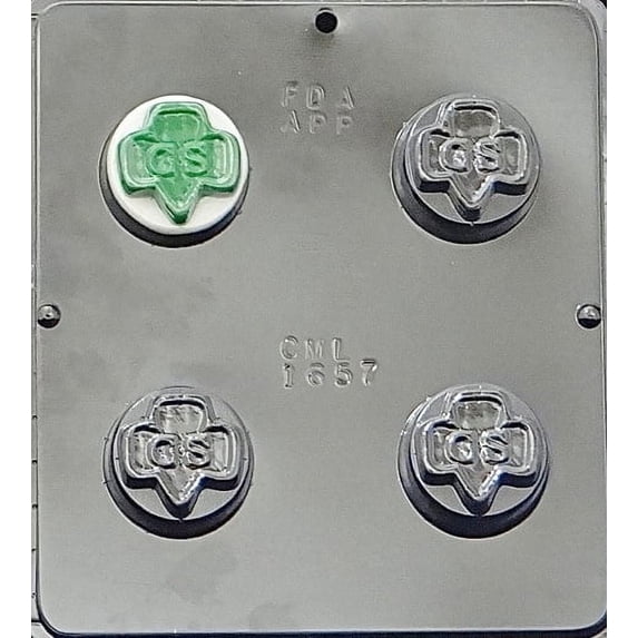 1657 Girl Scout Oreo Cookie Chocolate Candy Mold