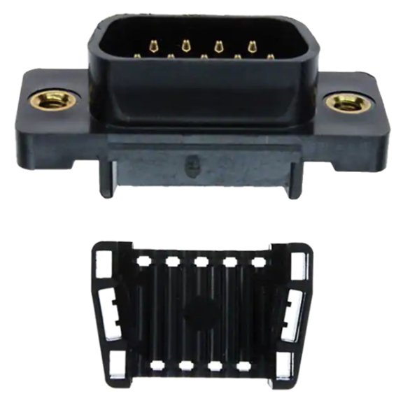 1658611-4 Connector 9 Position D-Sub Plug, Male Pins