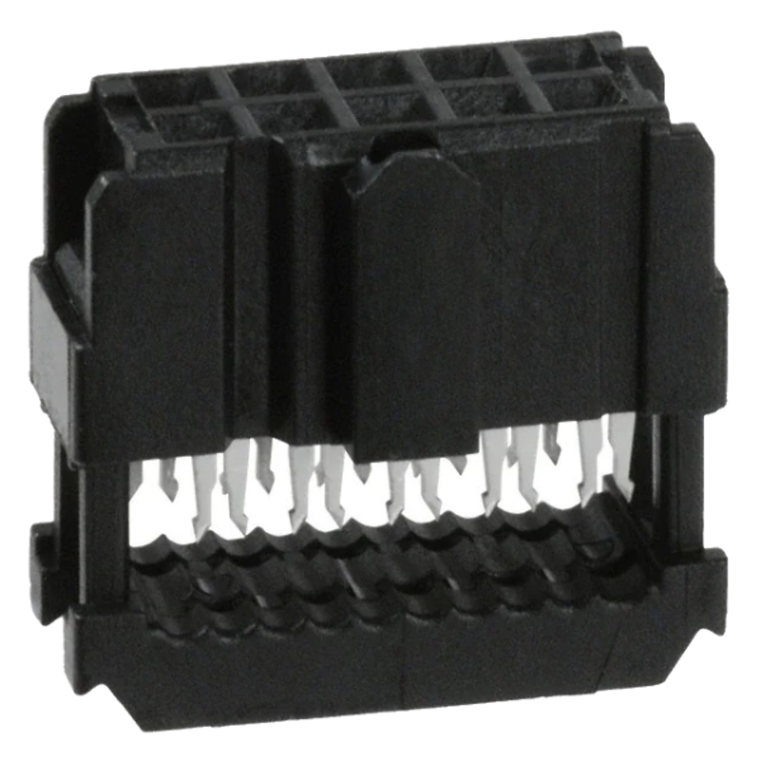 Rectangular Receptacle 1658621-1 Rectangular Receptacle 10 Position Connector IDC Gold 26-28 ...