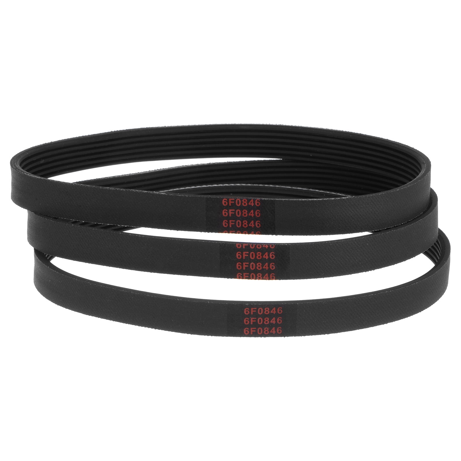 165J6 Rubber Poly V Belts, 6 Ribs PJ V-Ribbed Belt 16.5
