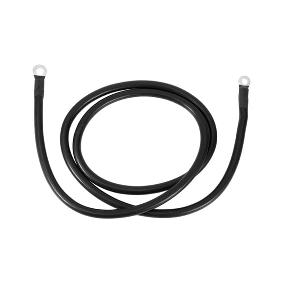 165cm 2AWG Battery Inverter Cable 3/8" 5/16" Battery Cable Tinned Copper Black OT Type 1 Pc