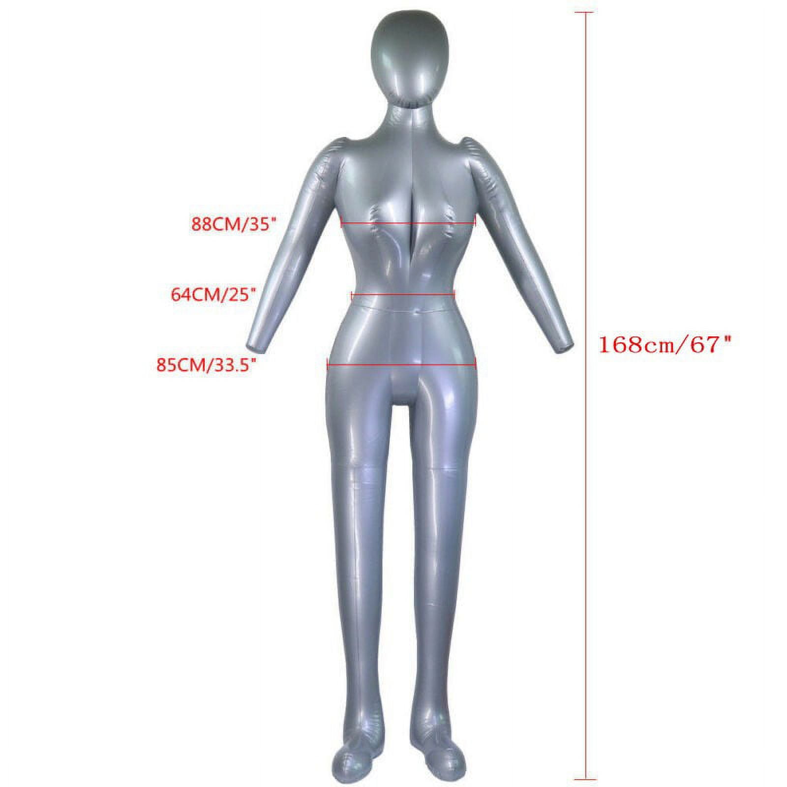 165cm Inflatable Female Mannequin Torso PVC Display for Underwear