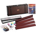 thumbnail image 1 of USA MJ TABLE Durable Tile Games, Multi-color Wood, 9.75" x 3.75" x 9.75", 1 of 7