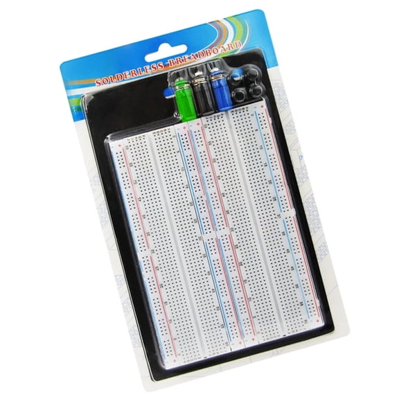 1660 Solderless Breadboard Circuit Test Board with 3 Binding Posts Reusable for Easy Electronic Prototyping Projects