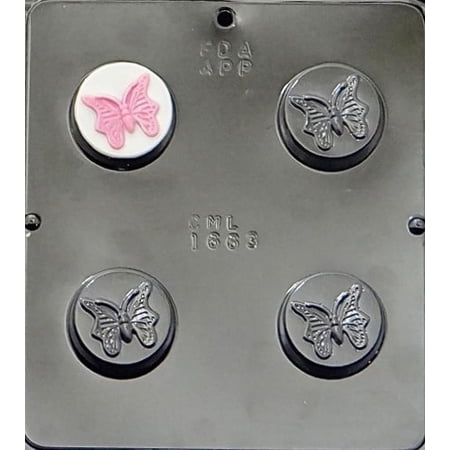 1663 Butterfly Oreo Cookie Chocolate Candy Mold