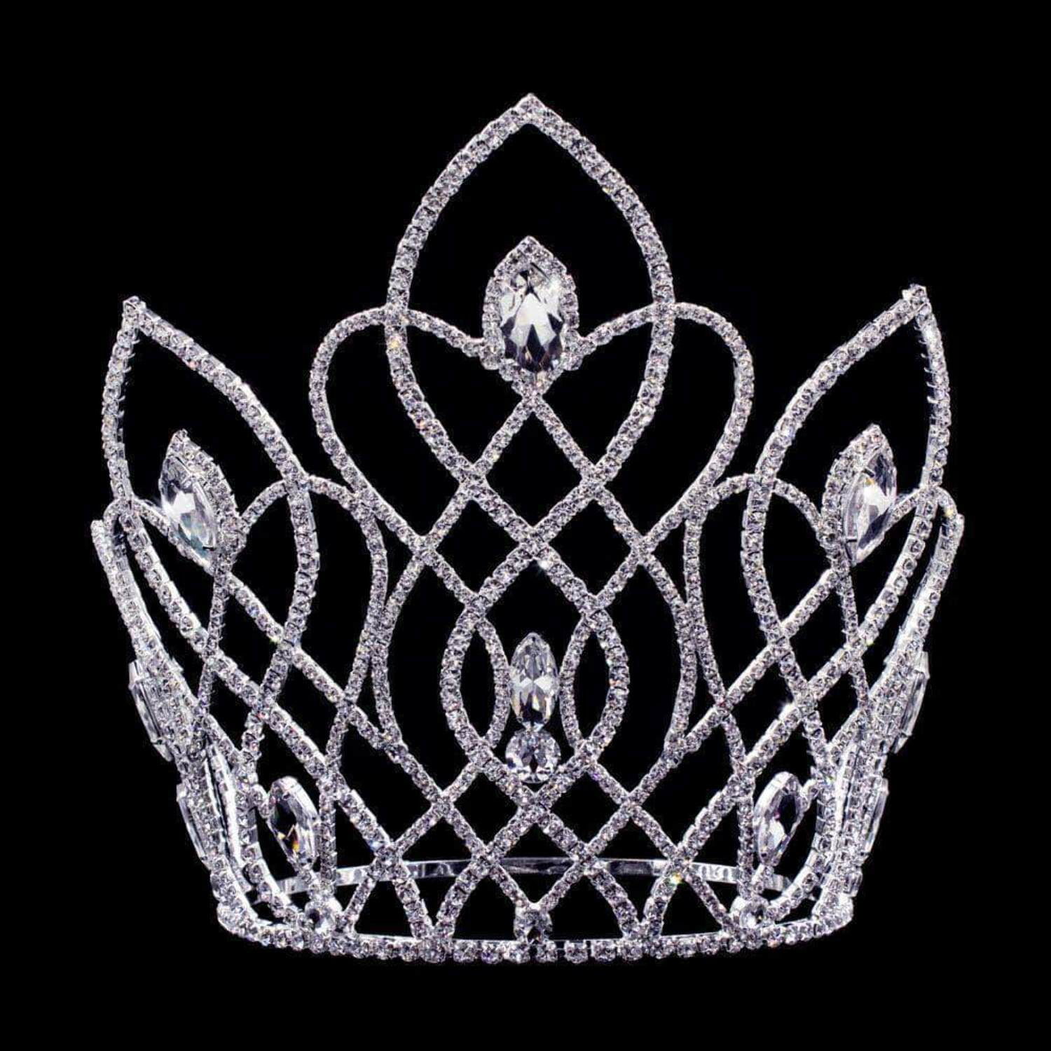 #16648 Vaulted Navette Adjustable Crown - 9