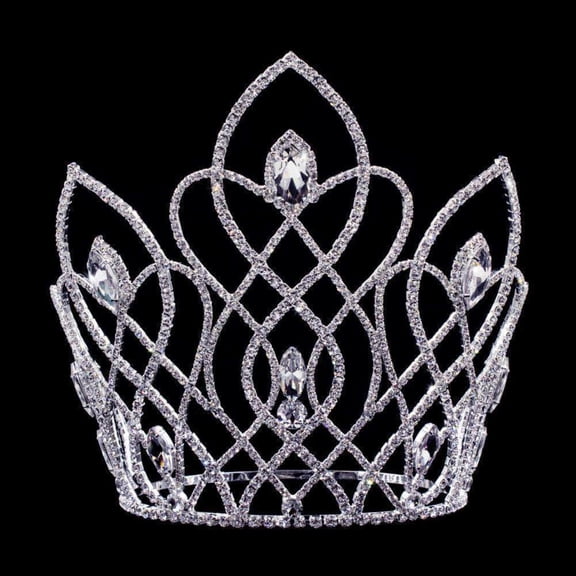 #16648 Vaulted Navette Adjustable Crown - 9"