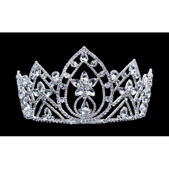 #16657 Pear Blossom Tiara with Combs 4.25"