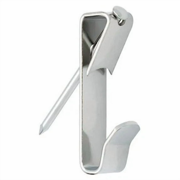 166887 Pack Of Picture Hangers Chrome 20# Pack Of 8