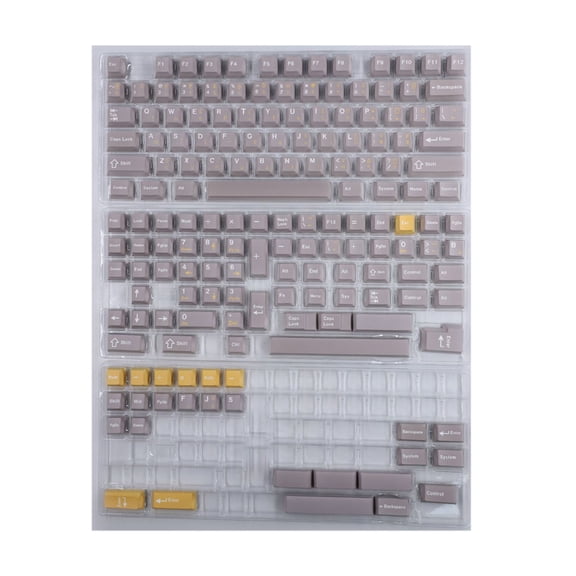 Completely 166Key Keycap Set for Mechanical Keyboards Enthusiasts, Suitable for Any User Dye-Sublimation Keycaps