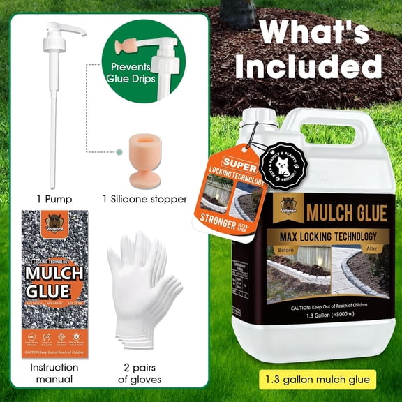 166OZ Mulch Glue for Landscaping