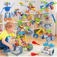 thumbnail image 1 of 167-Piece 10-in-1 STEM Building Set, Engineering Kit for Ages 4-8, Builds 10 Models, 1 of 7
