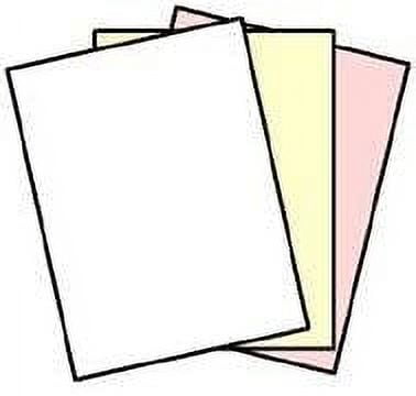 167 Sets NCR Paper, 3 Part, Letter Size Reverse Collated Carbonless Paper 501 Sheets