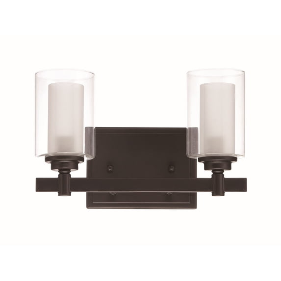 16712ESP2 Craftmade Lighting Celeste 2 Light Bath Vanity in Modern Style - 11.75 inches wide by 7 inches high
