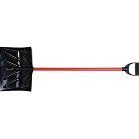 1673300 16 in. Snow Shovel Poly Blade Steel Core Handle With Poly D-Grip