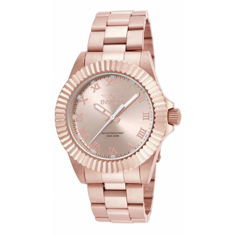 Invicta Rose Gold Roman Numeral Watch Invicta Specialty Quartz Rose Gold Dial Men main image 4