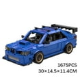 thumbnail image 1 of 1675 PCS MOC Building Blocks Educational Racing Car Construction Toy Subaru Impreza WRX STi 2007 - Perfect for Library Display, 1 of 4