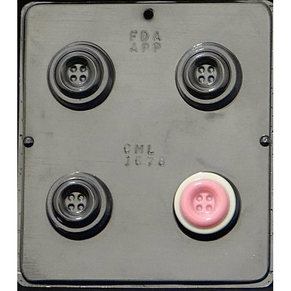 1678 Button Oreo Cookie Chocolate Candy Mold