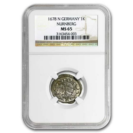 1678 Nürnberg Silver Kreuzer MS-65 NGC