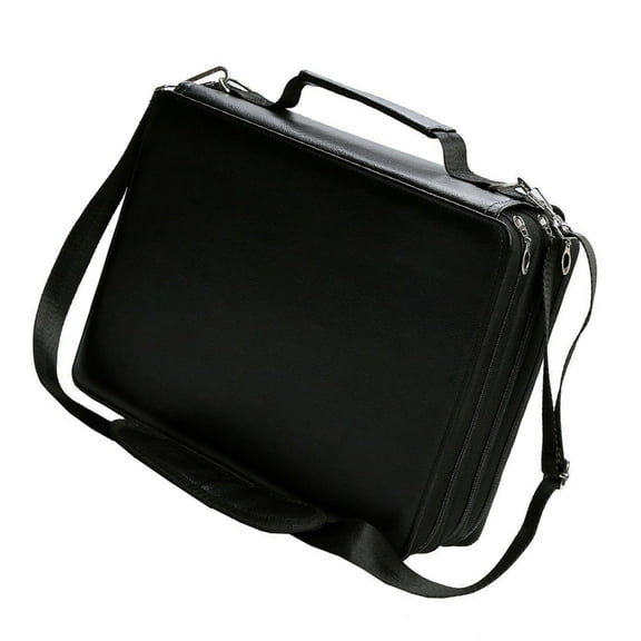 168/224 Slot Marker Case With Adjustable Shoulder Strap High Capacity Marker Organizers Carrying Case for Artist