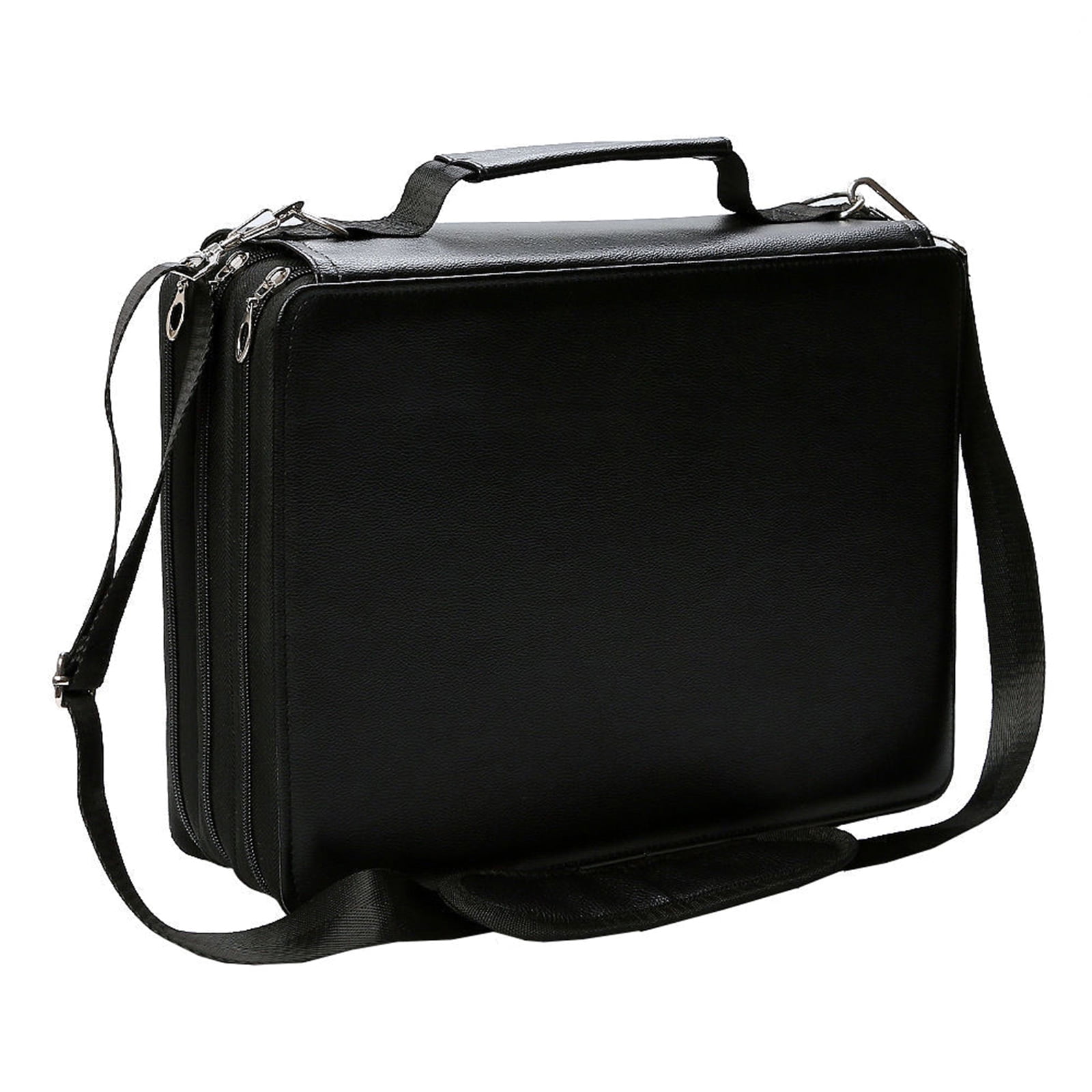 168/224 Slot Markers Organizers Carrying Bag with Shoulder Strap Multifunctional High Capacity Multilayer Marker Case