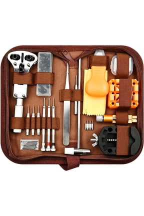 168-Piece Watch Repair Tool Kit—Including Screwdrivers, Tweezers, Case Back Openers, and More—A Professional Set for Watch Repair and Band Adjustment