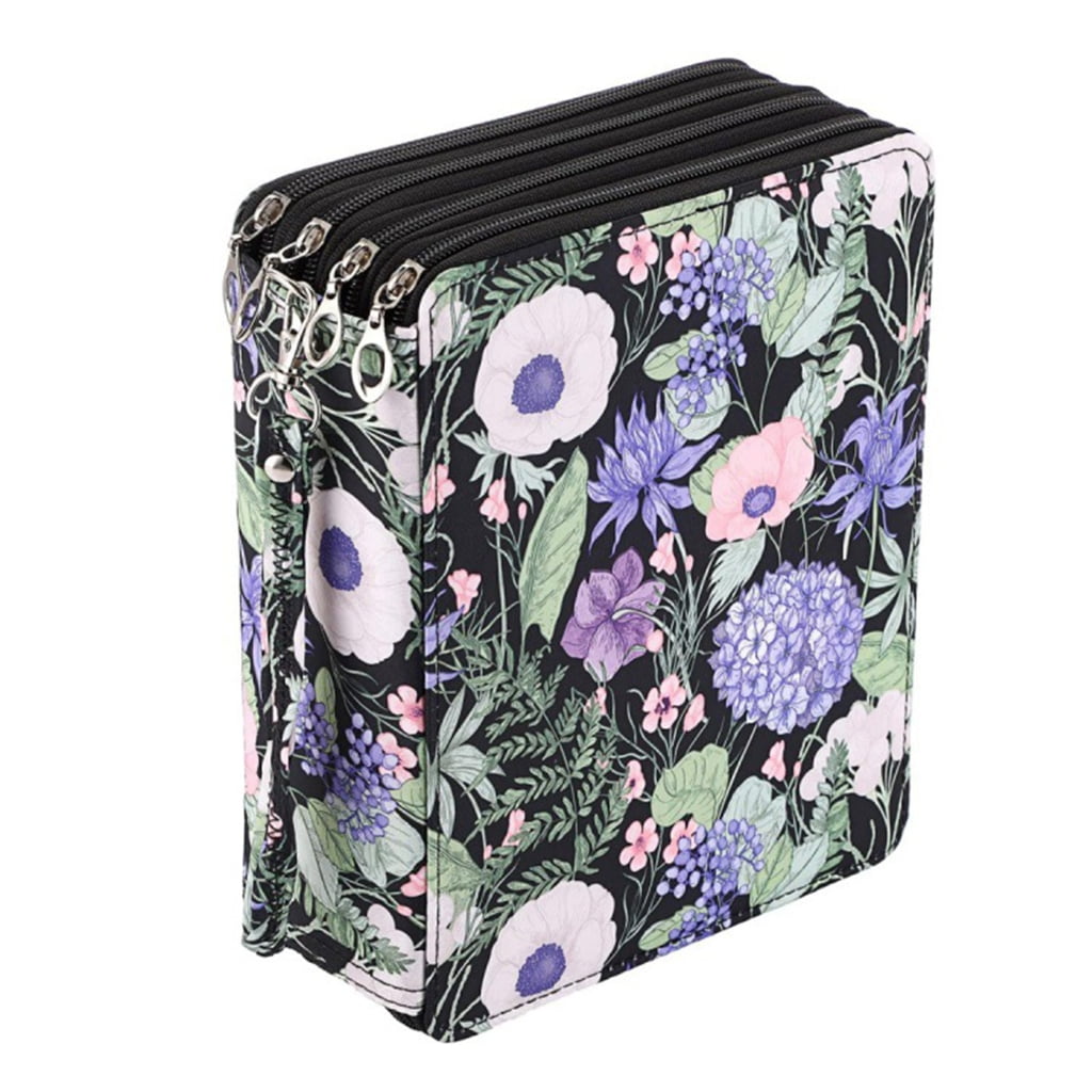 168 Slots Colored Pencil Case Large Capacity Pen Case Travel Pen Organizers Case