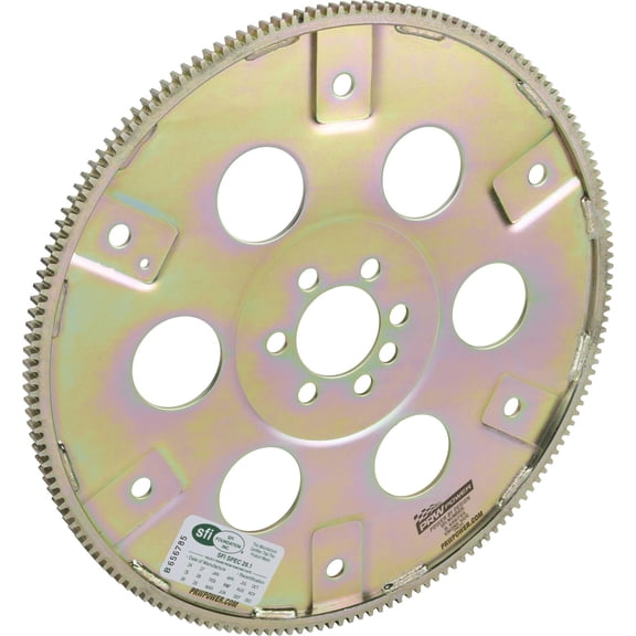 Speedway Motors Extreme Duty Flexplate Compatible with 1986-1997 Chevy Small Block V8, 168 Tooth SFI Approved Internal Balance Steel Flex Plate for 1 Piece Rear Seal Engines