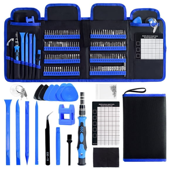 168-in-1 Precision Screwdriver Set, Magnetic Electronics Repair Tool Kit with CR-V Steel Bits for iPhone, MacBook, Laptop, PC, Tablet, PS4, Xbox, Nintendo & More