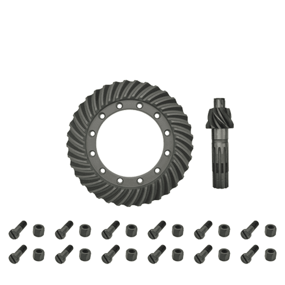 1683757M91 Ring & Pinion Kit w/ 825776M1 Bolt & Nut For Massey Ferguson Tractors