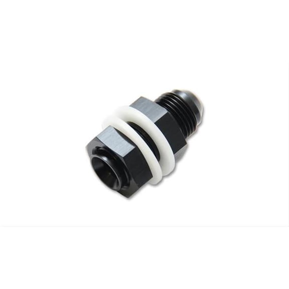 16892 Fuel Cell Bulkhead Adapter Fittings, Black Anodized
