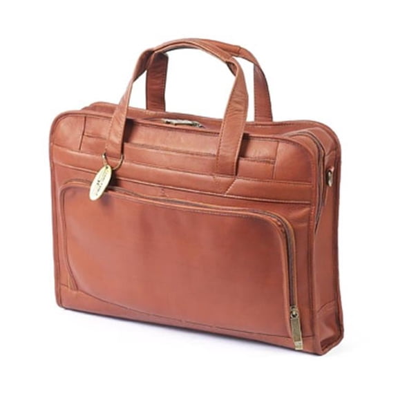 168E-saddle Professional Computer Briefcase - Saddle