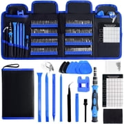 168Pcs Precision Screwdriver Set for Electronics Multi-Bit Repair Tool Kit for iPhone,MacBook,Laptop,Tablet,PS4,Xbox,Nintendo|Magnetic Mat,ESD Tweezers,Suction Cup&Spudger| with Repair Tool Bag