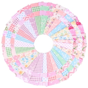 168Pcs Quilting Cotton Fabric Square 5 x 5 inches Charm Pack for Quilting Pre-Cut Quilting Fabric Squares Floral Patchwork for Sewing Scrapbooking Patchwork DIY Crafts