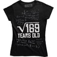 thumbnail image 1 of 169 Years Old Funny Math Equations Geek And Nerd Women's T-Shirt, 1 of 4