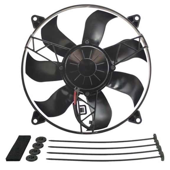 16918 12 in. Single Puller High Output RAD Fan