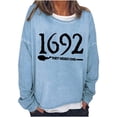 thumbnail image 1 of 1692 They Missed One Sweatshirt for Women Halloween Oversized Sweatshirt Casual Crewneck Pullover Tops, 1 of 5